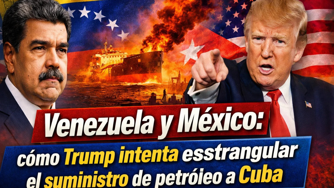 Venezuela y México: cómo Trump intenta estrangular el suministro de petróleo a Cuba