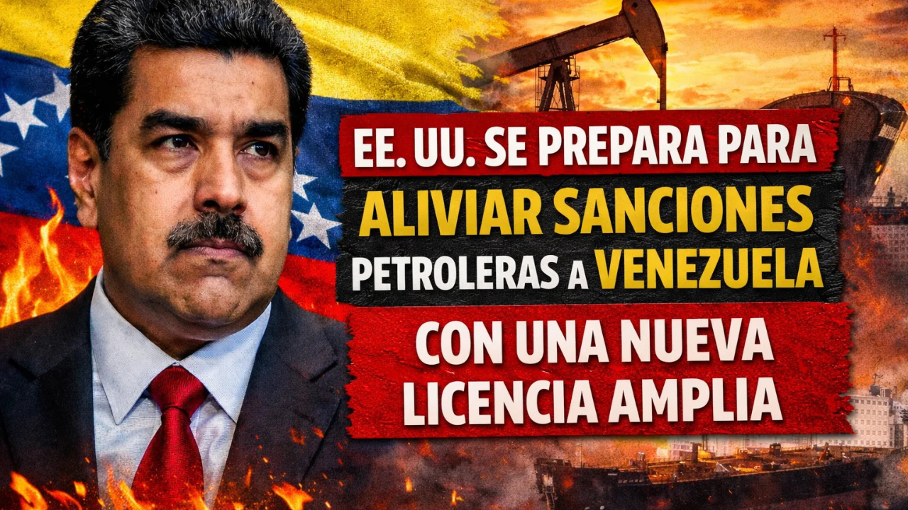 EE. UU. se prepara para aliviar sanciones petroleras a Venezuela con una nueva licencia amplia