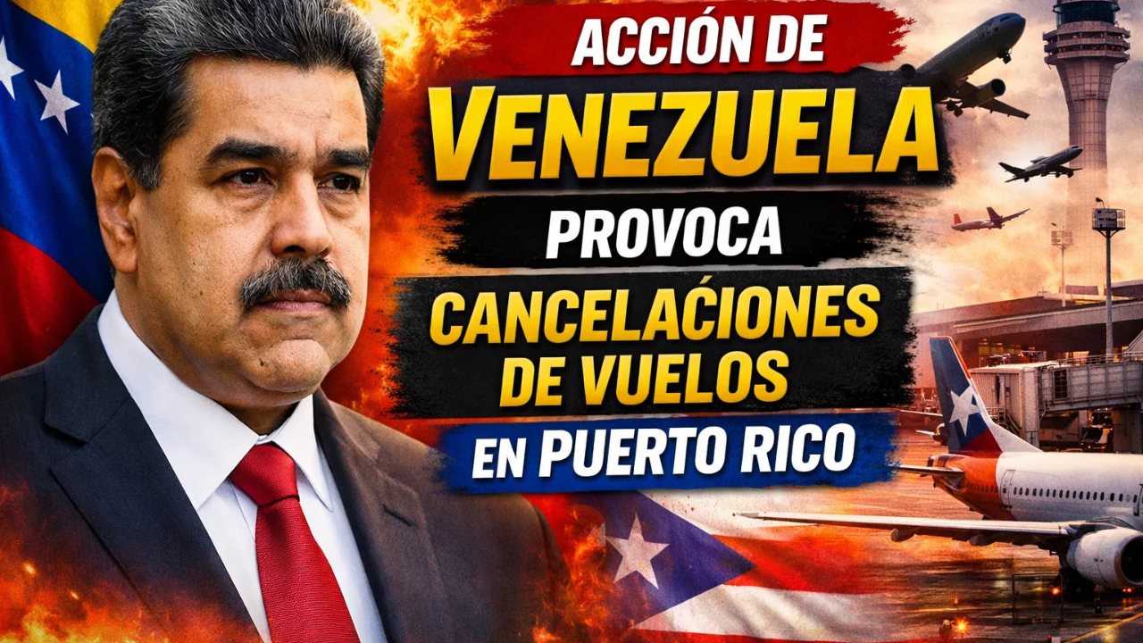 Acción de Venezuela provoca cancelaciones de vuelos en Puerto Rico y sacude el transporte aéreo regional