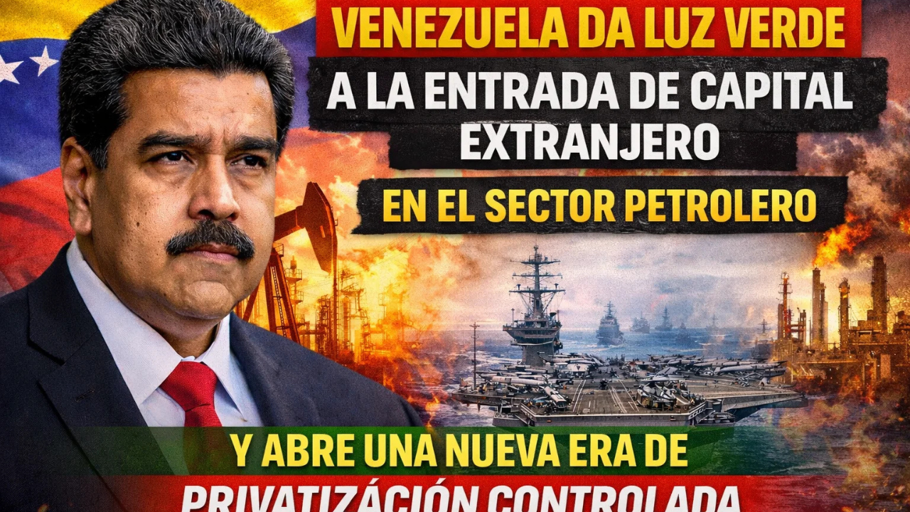 Venezuela da luz verde a la entrada de capital extranjero en el sector petrolero y abre una nueva era de privatización controlada