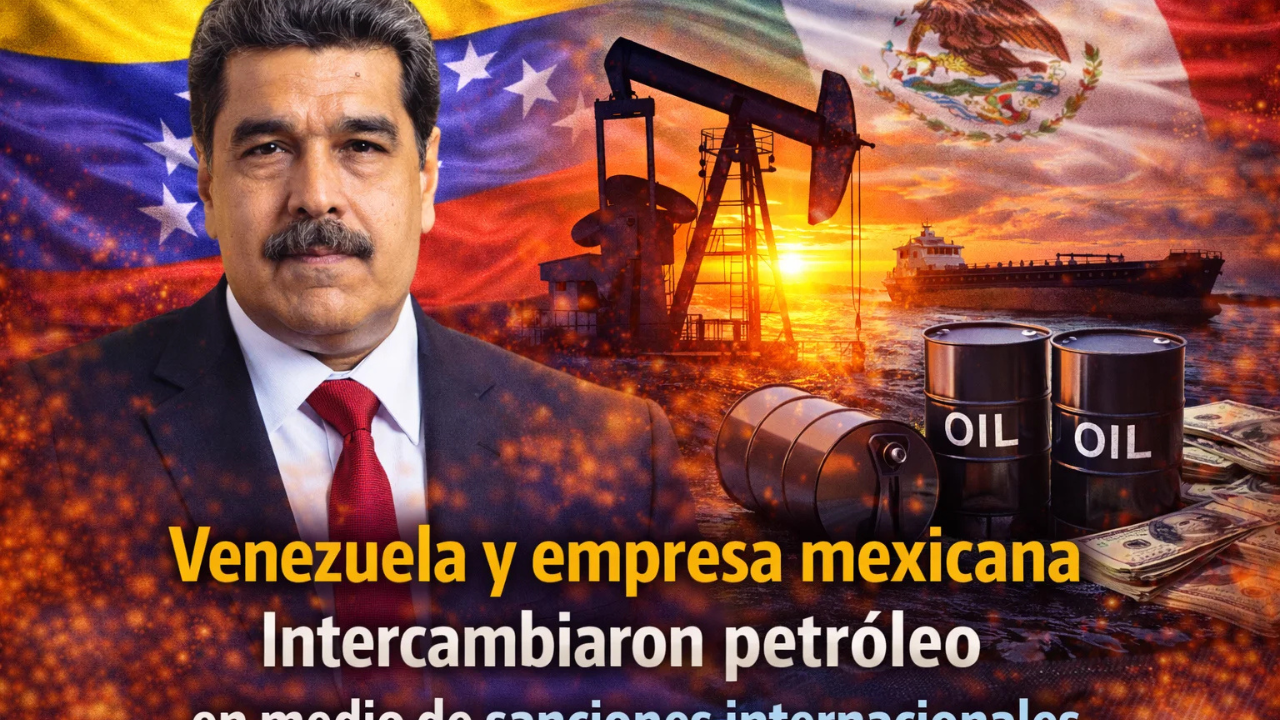 Venezuela y empresa mexicana intercambiaron petróleo en medio de sanciones internacionales