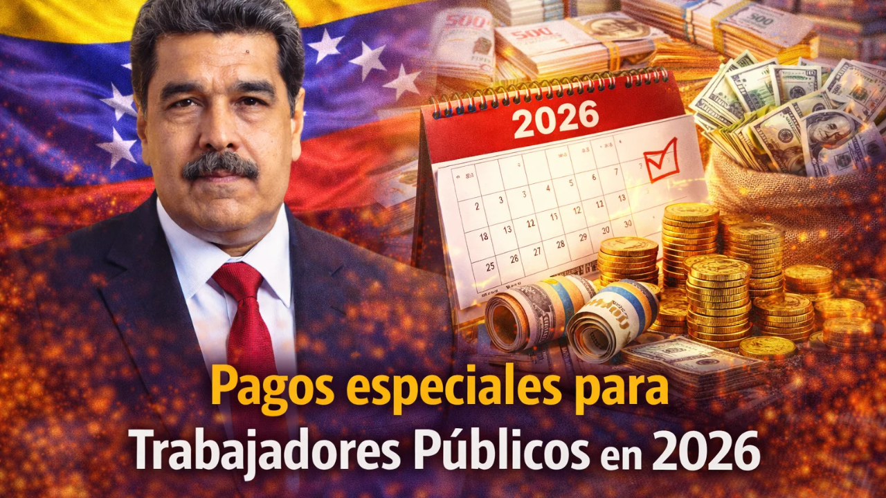 Pagos especiales para trabajadores públicos en 2026