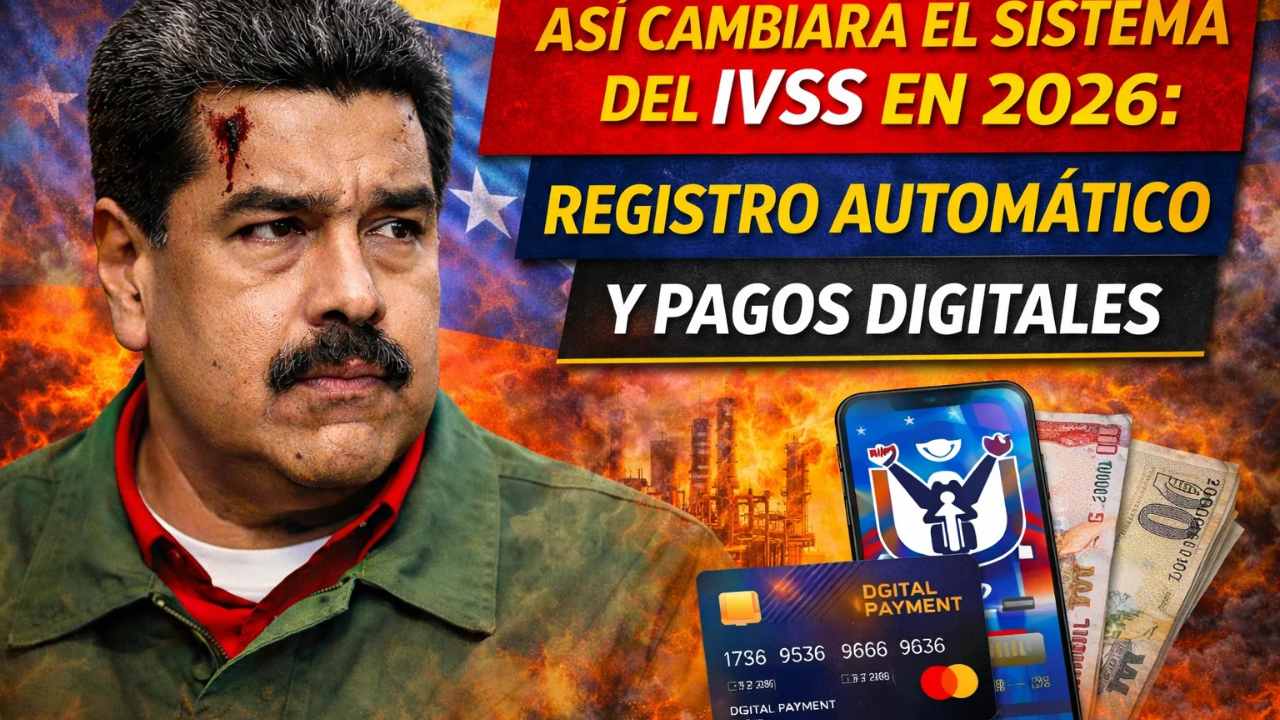 Así cambiará el sistema del IVSS en 2026: registro automático y pagos digitales