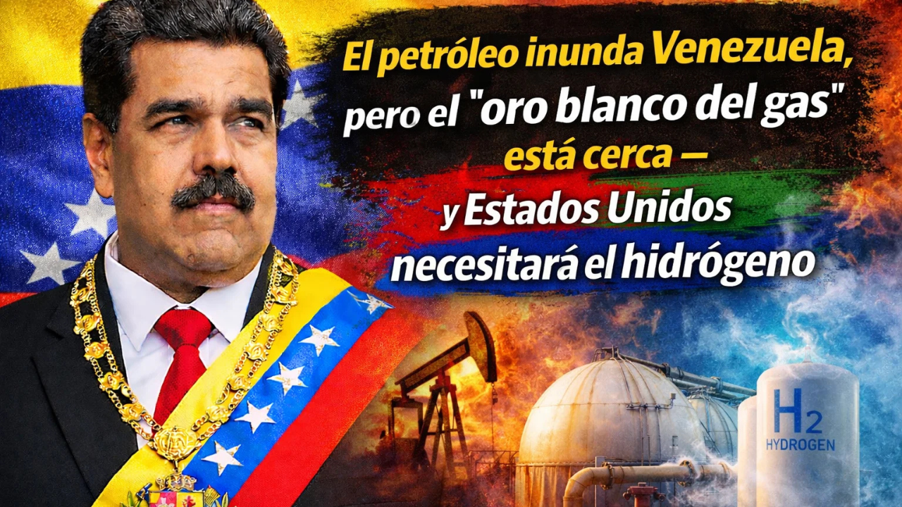 El petróleo inunda Venezuela, pero el “oro blanco del gas” está cerca — y Estados Unidos necesitará el hidrógeno