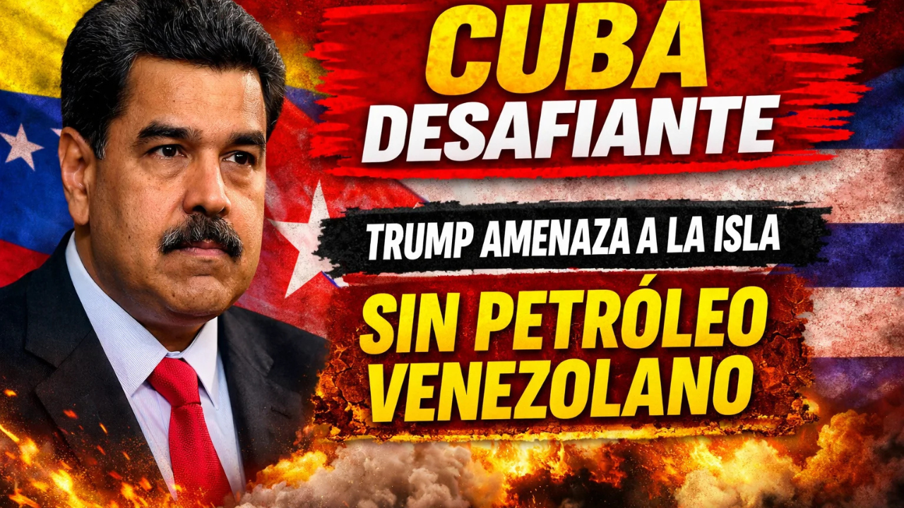 Cuba desafiante tras las advertencias de Trump sobre el fin del petróleo y el apoyo venezolano