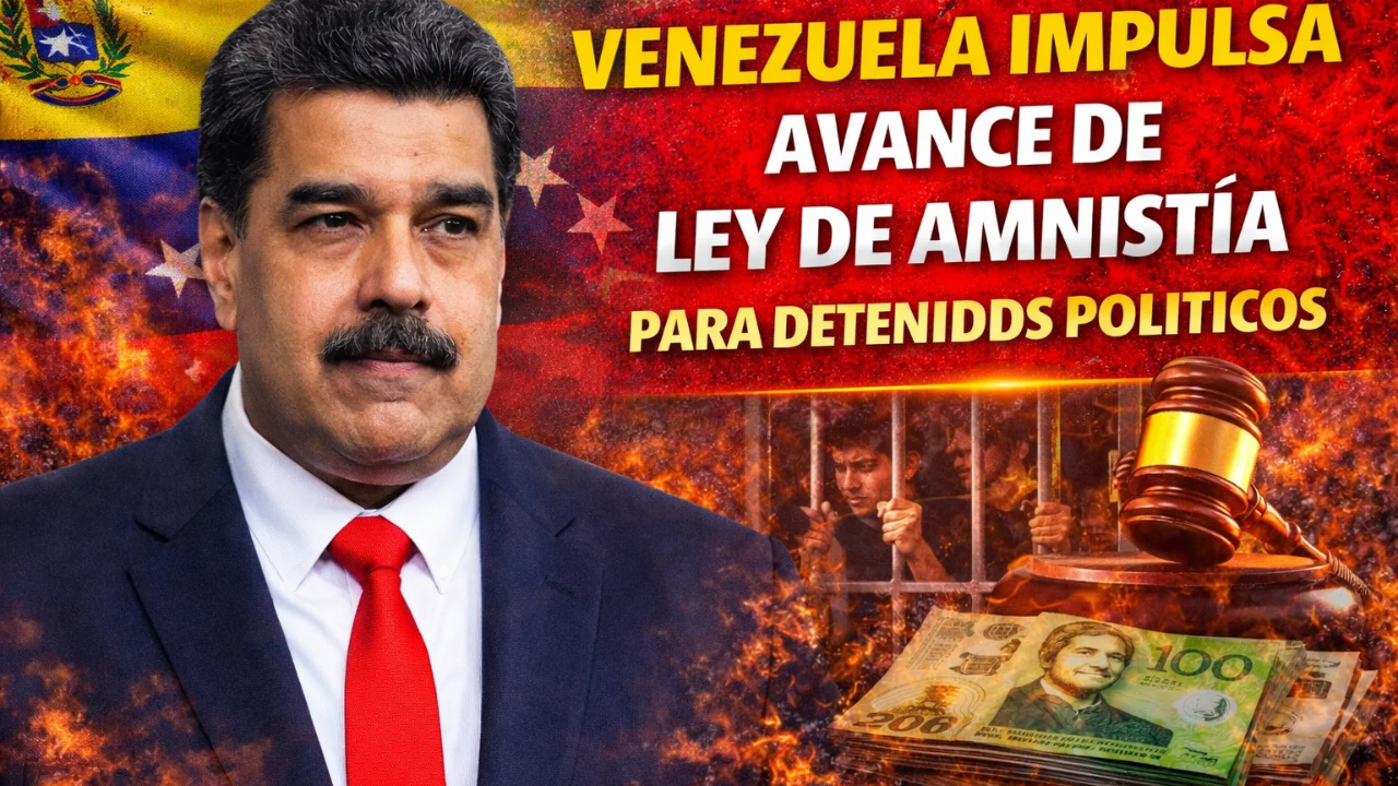 Venezuela impulsa avance de ley de amnistía para detenidos políticos