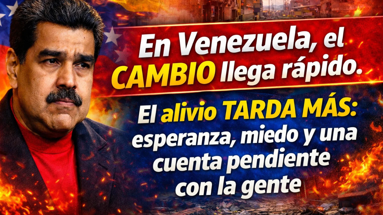 En Venezuela, el cambio llega rápido. El alivio tarda más: esperanza, miedo y una cuenta pendiente con la gente