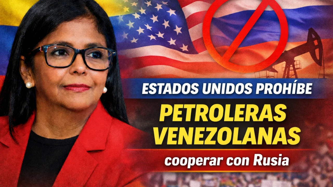 Estados Unidos prohíbe completamente que empresas petroleras venezolanas cooperen con Rusia y reconfigura la geopolítica del crudo