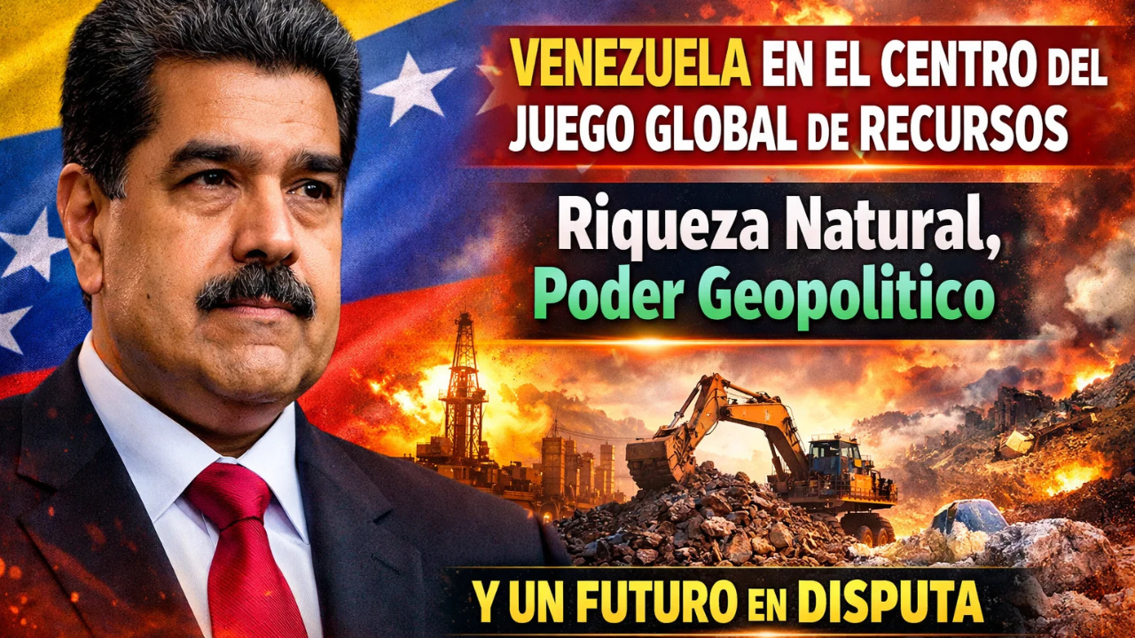 Venezuela en el centro del juego global de recursos: riqueza natural, poder geopolítico y un futuro en disputa