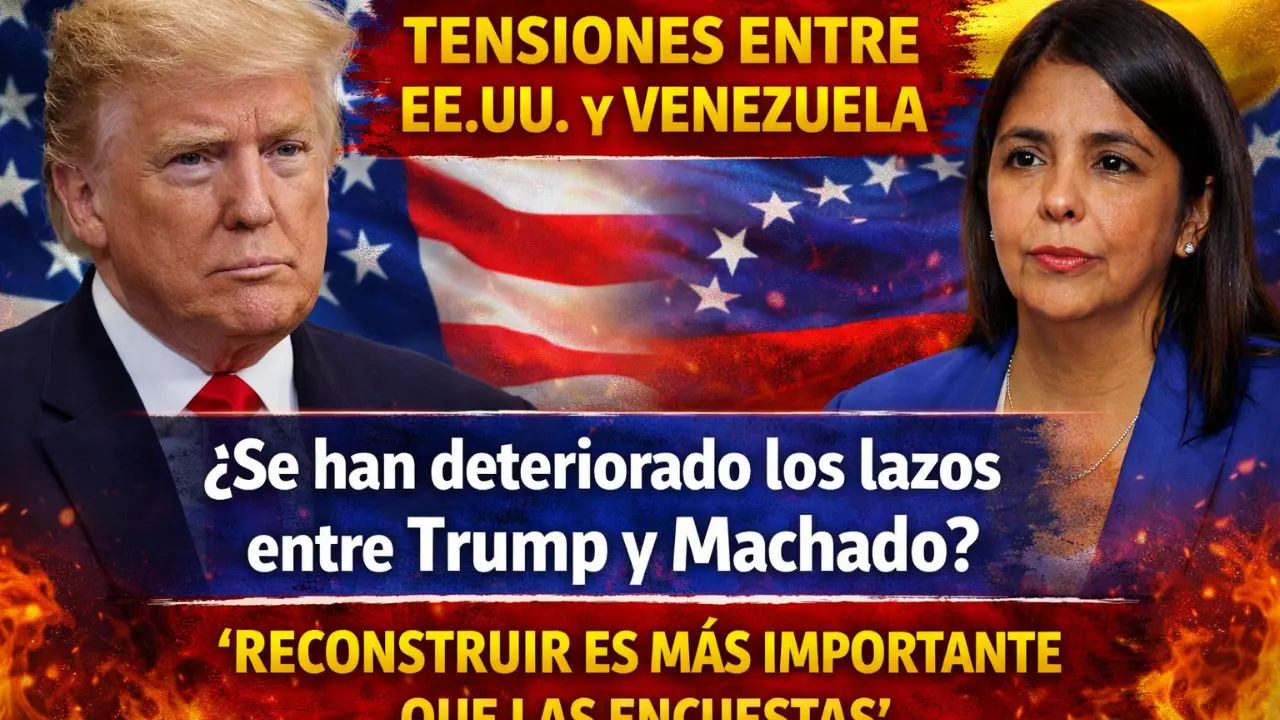 Tensiones entre EE.UU. y Venezuela: ¿Se han deteriorado los lazos entre Trump y Machado? ‘Reconstruir es más importante que las encuestas’