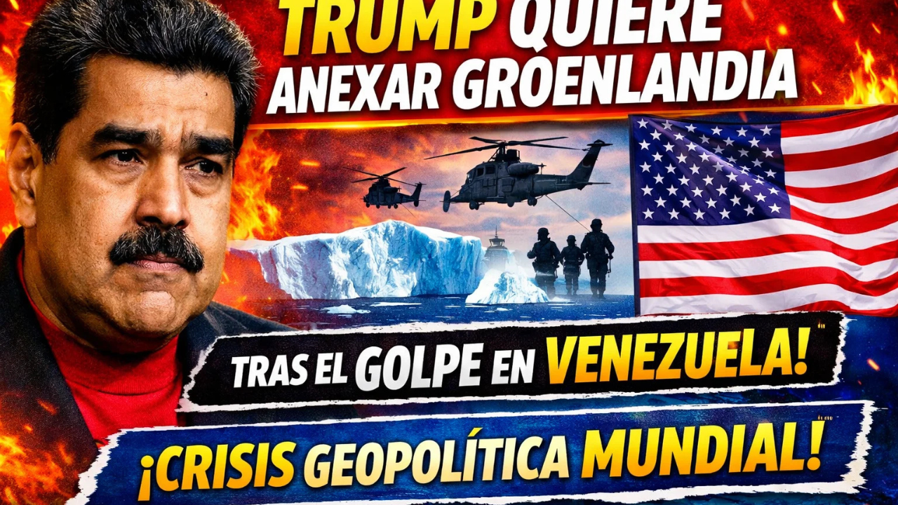 Trump reaviva la presión para anexar Groenlandia tras el golpe en Venezuela y sacude la geopolítica global